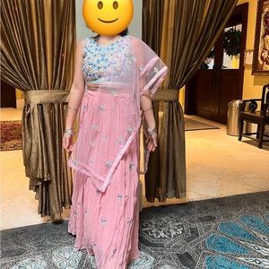 3-piece lehenga choli formal/wedding outfit. Handmade. Read on for size details!